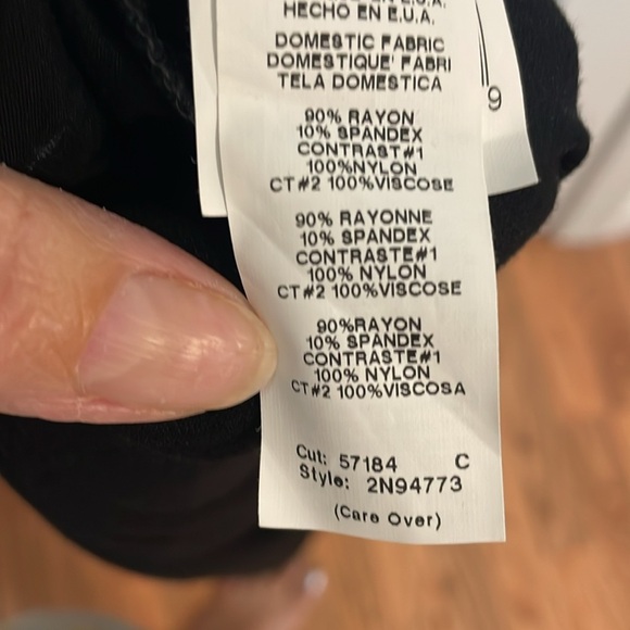 Karen Kane Black Embroidered Maxi Dress, Stretchy, Small - Picture 6 of 9